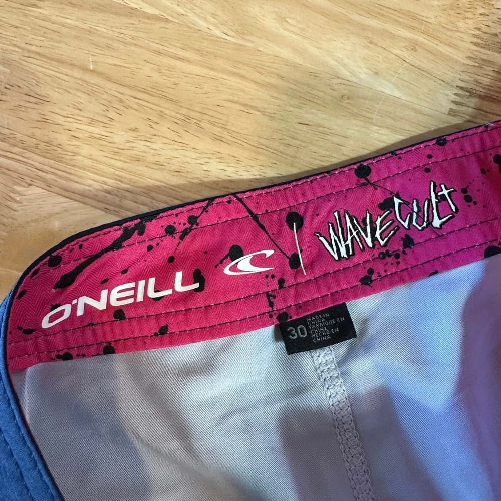 O'Neill Wave Cult Blue Board Shorts 9